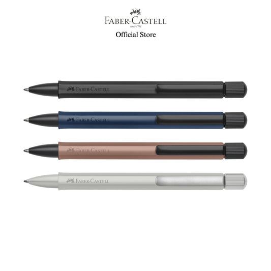 Hexo Ballpoint Pen with Gift Box, Assorted Colours- Black Matt / Blue / Bronze / Silver Matt