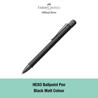 Hexo Ballpoint Pen with Gift Box, Assorted Colours- Black Matt / Blue / Bronze / Silver Matt
