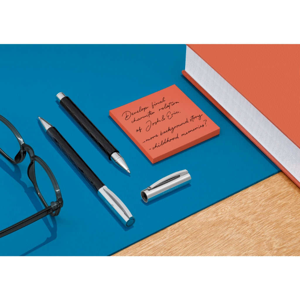 Ambition Twist Mechanical Pencil with Gift Box, Assorted Colours-Pearwood Brown/Rhombus Black/Resin Black