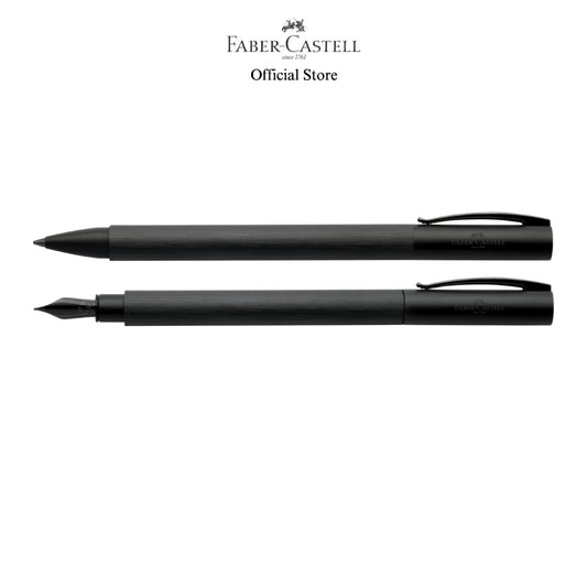 Ambition All Black Edition with Gift Box, Assorted Type- Ballpoint Pen / Fountain Pen