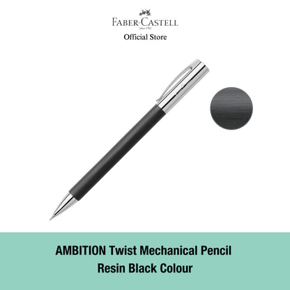 Ambition Twist Mechanical Pencil with Gift Box, Assorted Colours-Pearwood Brown/Rhombus Black/Resin Black
