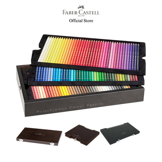 Polychromos Artists' Colour Pencil in Wooden Case, 48/72/120 pieces