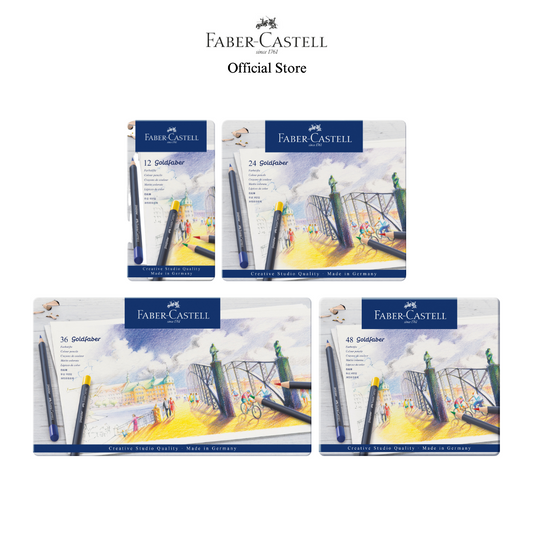 Goldfaber Colour Pencil Tin, 12/24/36/48-pieces