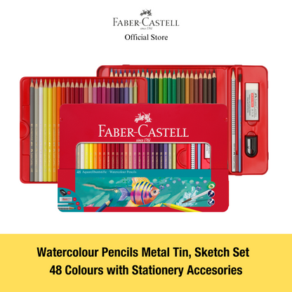 Watercolour Pencils in Metal Tin (FSC)