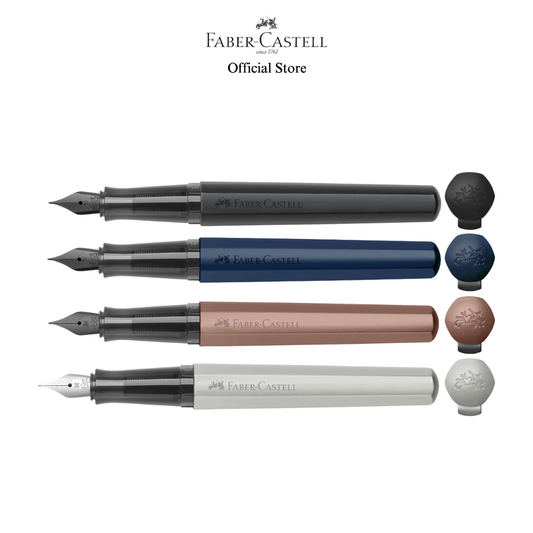 Hexo Fountain Pens, Assorted Colours/Nib size with Gift Box