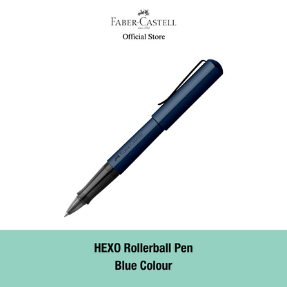 Hexo Rollerball Pen with Gift Box, Assorted Colours-  Black Matt / Silver Matt/ Blue / Bronze