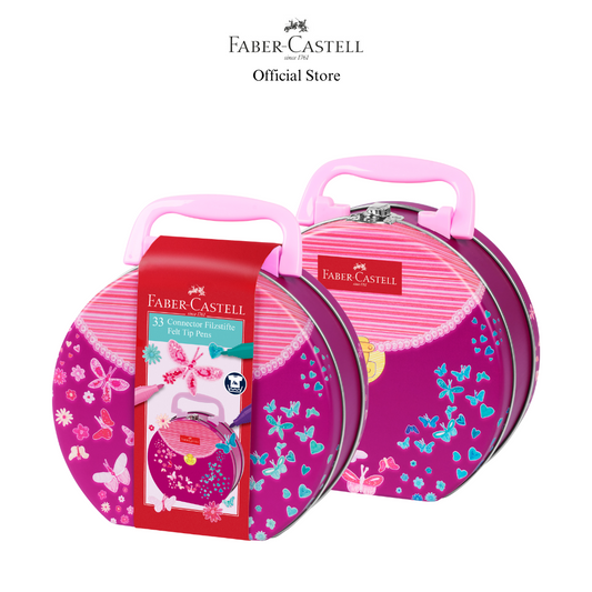 Faber-Castell 33 Connector Pen Markers in Handbag Tin