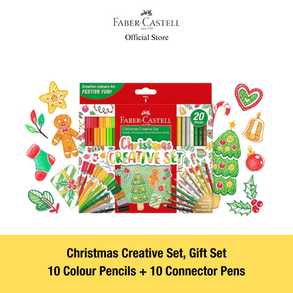 Christmas Creative Set  - Colour Pencil & Connector Pen