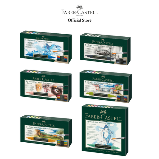 Faber-Castell Albrecht Dürer Watercolour Marker Set, 5/10/16/20 pieces