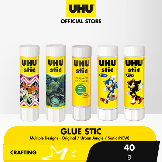 Stic Glue Stick (Assorted Designs), 40g