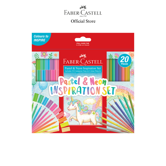 Pastel & Neon Inspiration Set - Connector Pens & Colour Pencils