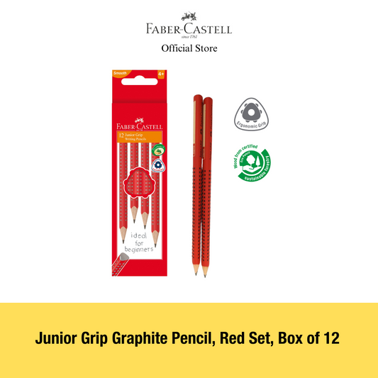 Faber-Castell Junior Grip Graphite Pencils Box of 12