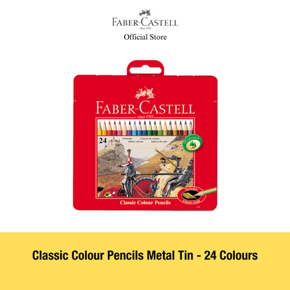 Classic Colour Pencils in Metal Tin, Bundle and Single (FSC)