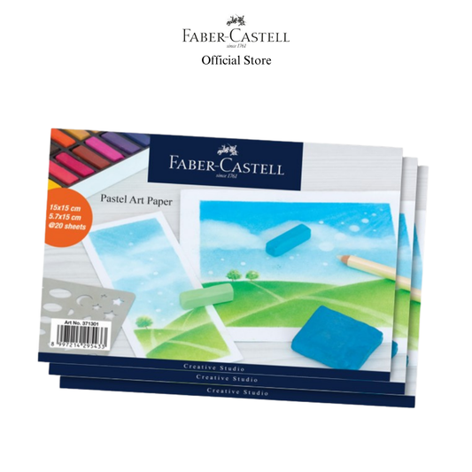 Pastel Art Paper, 3 books-in-1
