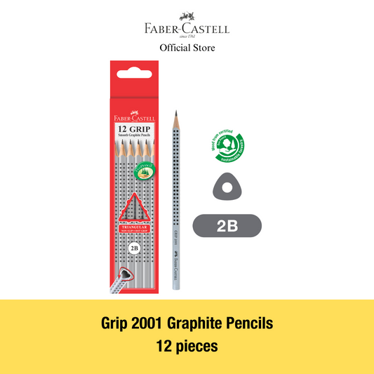 Faber-Castell Grip 2001 Pencils, Box of 12