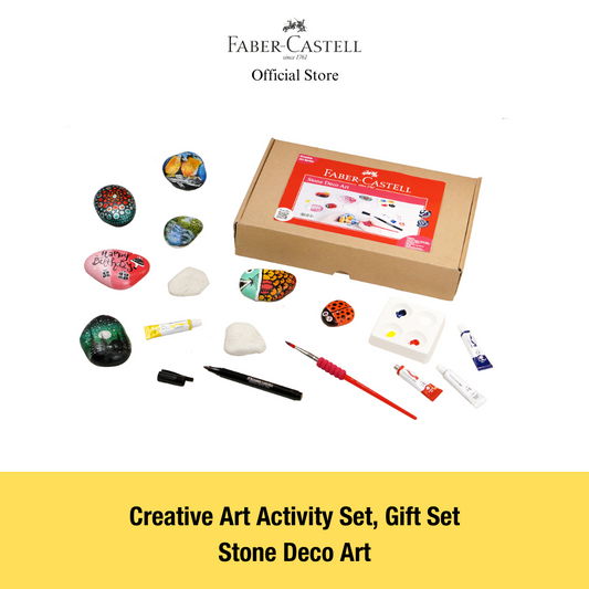 Faber-Castell Creative Art Activity Sets, Stone Deco Art/Totebag/Origami Fashion