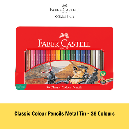 Classic Colour Pencils in Metal Tin, Bundle and Single (FSC)